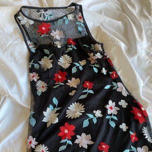 Vibrant Floral Mini Dress